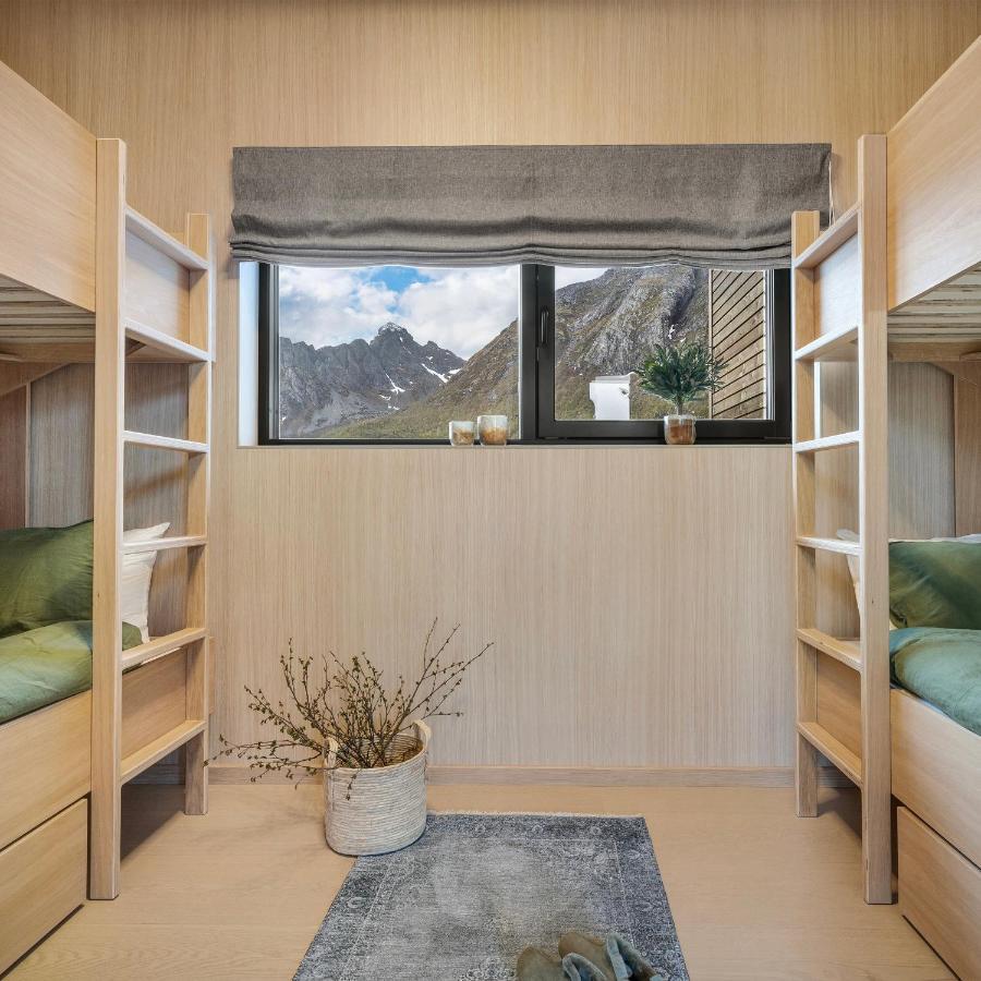 New! Luxury Cabin In Beautiful Lofoten Kleppstad 외부 사진